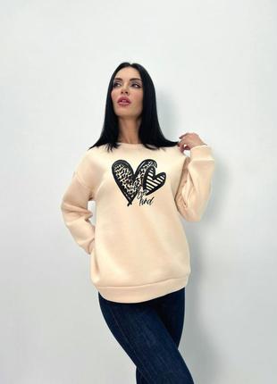 Світшот на флісі преміум якості, кофта, свитшот, свитер