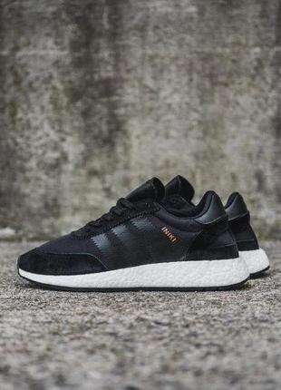 Кроссовки мужские adidas iniki runner boost, черные, адидас иники, кросівки