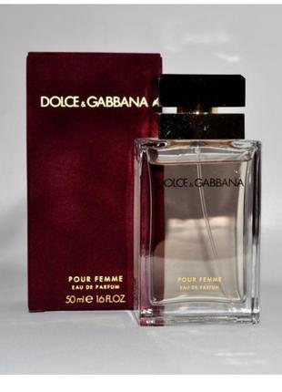 Оригинальный dolce gabbana pour femme 50 ml (дольче габбаная пурпур фем ) парфюмированная вода1 фото