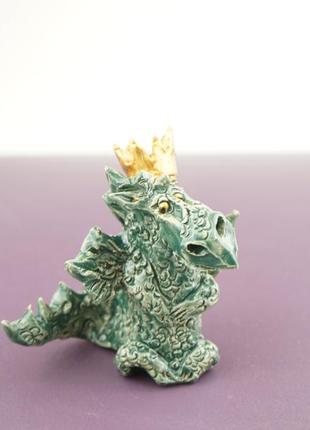 Статуэтка дракона символ 2024 сувенир дракон король dragon statuette3 фото