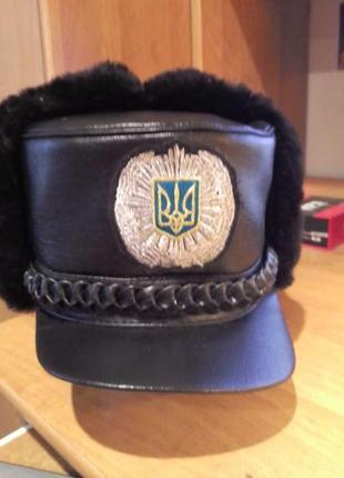 Продам зимову поліцейську шапку форма поліція