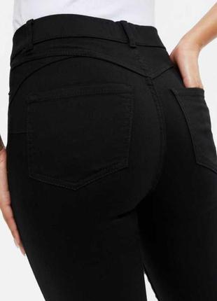 Базовые черные джеггинсы с моделирующим корректирующим эффектом эластичные штаны lift&shape эффект4 фото