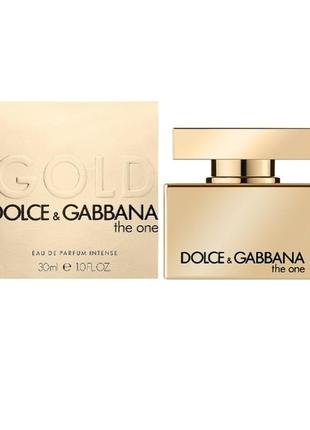 Оригинальный dolce gabbana one gold eau de parfum intense 30 ml парфюмированная вода