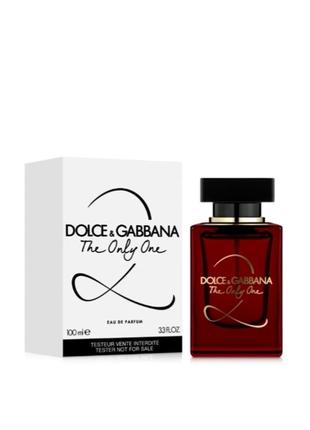 Оригинальный dolce gabbana the only one 2 100 ml tester парфюмированная вода