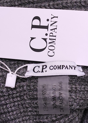 C.p. cp company шерстяная шерстяная шапка черная серая с линзами stone island6 фото