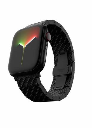 Ремешок switcheasy carbon fiber band для apple watch 42/44/45/49mm black