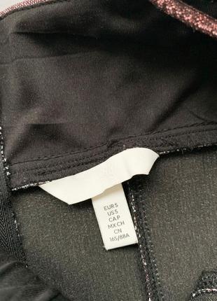 Платье, мини, блестящее, h&m 5