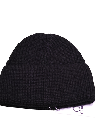 C.p. cp company шерстяная шерстяная шапка черная серая с линзами stone island5 фото