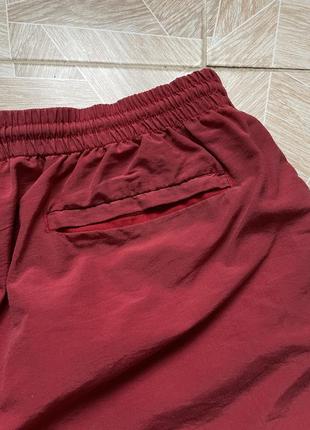 Мужские шорты rare vintage 90s y2k nike acg nylon red shorts retro logo5 фото