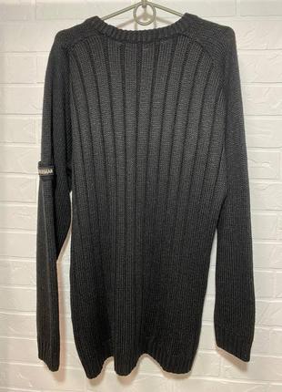 Черній свитер ben sherman, 20% шерсти6 фото