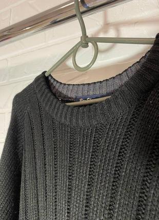Черній свитер ben sherman, 20% шерсти2 фото