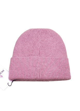 Moncler актуальна трендова ангорова шапка шикарний колір унісекс подарунок3 фото