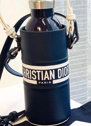 Пляшка термос christian dior з чохлом-сумкою4 фото