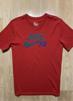 Nike sb big logo футболка1 фото