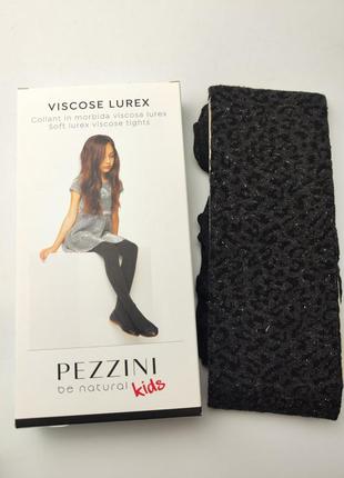 Колготи колготки нарядні святкові на дівчинку 4-6 р. pezzini італія