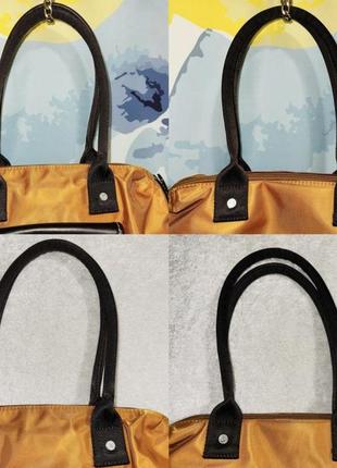 Стильная трендовая оригинальная нейлоновая сумка lancel paris в стиле prada8 фото