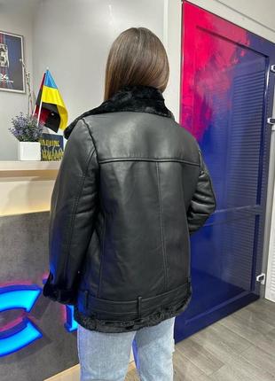 Дубленка авиатор куртка курточка мягкая5 фото