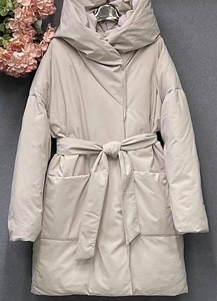 Зимняя молодежная куртка с капюшоном в расцветках рр 42-46