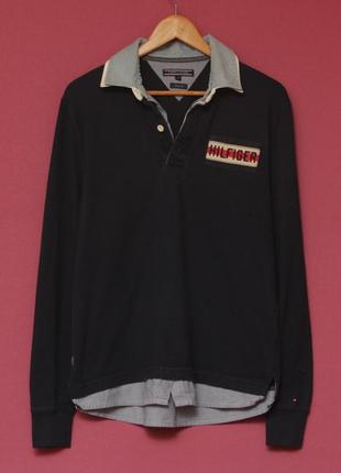 Tommy hilfiger рр m vintage fit лонгслив из хлопка1 фото