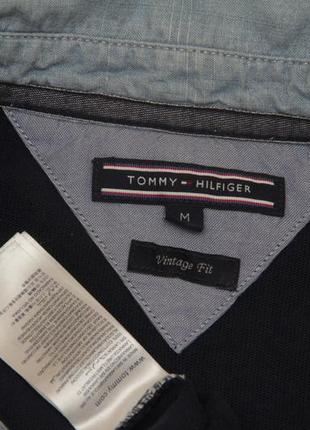 Tommy hilfiger рр m vintage fit лонгслив из хлопка5 фото