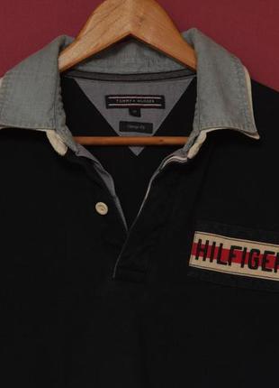 Tommy hilfiger рр m vintage fit лонгслив из хлопка6 фото