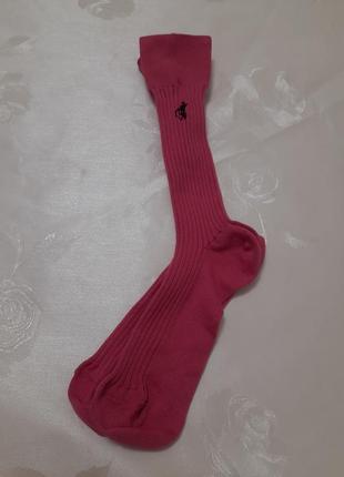 Брендовые новые высокие носки в рубчикl ondon sock company