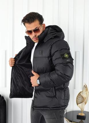 Куртка мужская зимняя stone island2 фото
