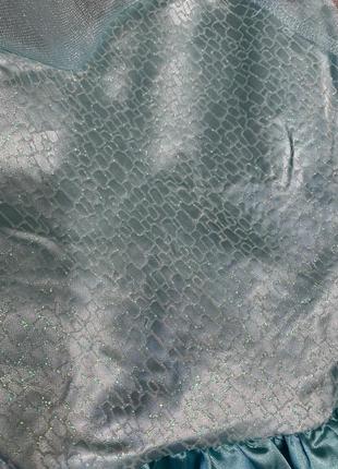 Яркое карнавальное платье disney карнавальный костюм эльза из холодного сердца на 4-6 лет5 фото