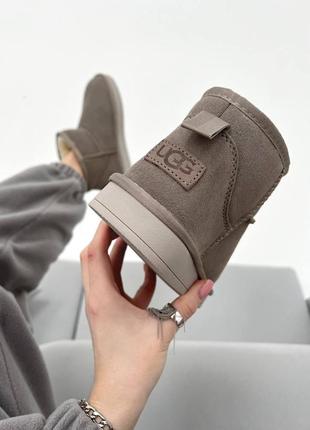 Угги угги угги ultra ugg mini beige7 фото