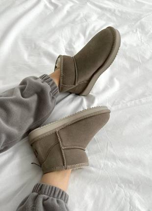 Угги угги угги ultra ugg mini beige4 фото