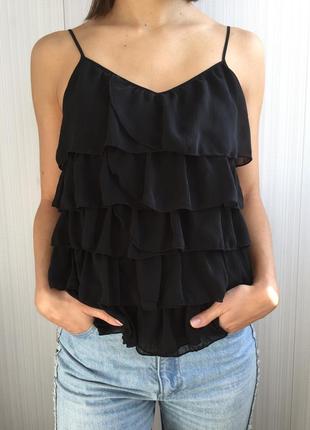 Трендовый летний топ в бельевом стиле на бретелях, h&m   пояс в подарок