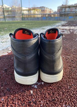 Оригинальные чёрные кожаные кроссовки jordan westbrook р42.5/27.5см, ne nike adidas5 фото