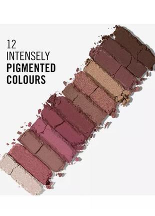 Палетка теней для век rimmel magnif'eyes eye contouring palette 007 crimson edition, 14.16 г2 фото