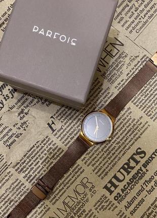 Красивий годинник бронзового кольору parfois4 фото