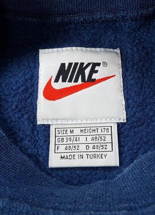 Nike винтажный свитшот кофта оригинал (m)8 фото