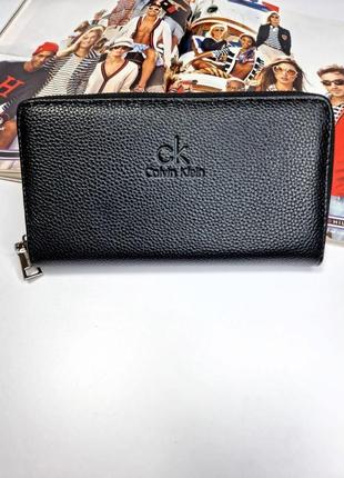 Кошелек портмоне клатч мужской кожаный в стиле calvin klein / кашель портмоне клатч мужественный кожаный