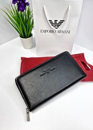 Гаманець портмоне клатч чоловічий шкіряний в стилі armani / кошелек портмоне клатч мужской кожаный3 фото