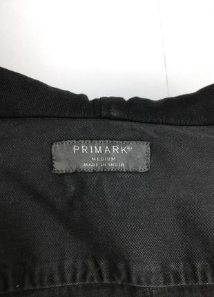 Мужская рубашка чёрная джинсовая пиджак