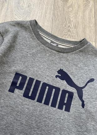 Сірий світшот puma розмір xs - s2 фото