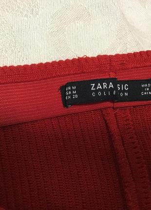 Юбка zara basic collection knit skirt size m7 фото