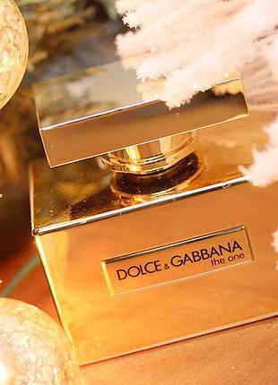 Dolce & gabbana один gold обмежений edition✨original edp 3 мл затест парфум.вода