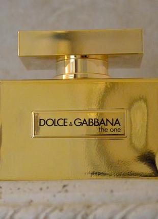 Dolce & gabbana один gold обмежений edition✨original edp 5 мл затест парфум.вода2 фото