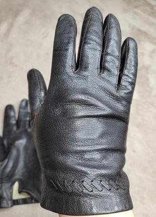 Перчатки рукавички шкіряні натуральна шкіра s