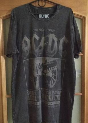 Мужская футболка ac/dc one night only new york city 1981 official license (l-xl) оригинал