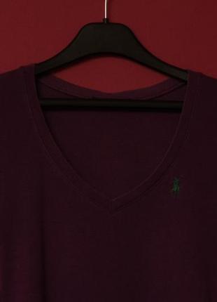 Polo ralph lauren рр м wmns футболка v-образный вырез2 фото