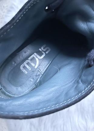 Женские замшевые ботинки на шнурках mjus5 фото
