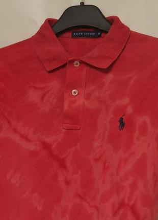 Polo ralph lauren рр m skinny polo поло из хлопка пике bleach dye5 фото