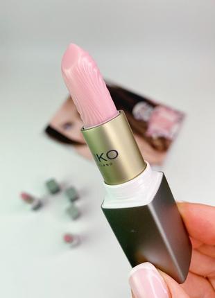 Помада-бальзам для губ kiko milano create your balance. розовая помада кико мело. бальзам для губ