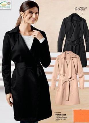 Шикарне жіноче легке пальто плащ тренч esmara німеччина