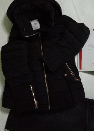 Тёплющая женская куртка с капюшоном pimkie 🌑2 фото